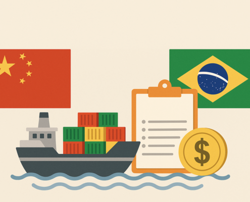 impostos na importação da china para o brasil